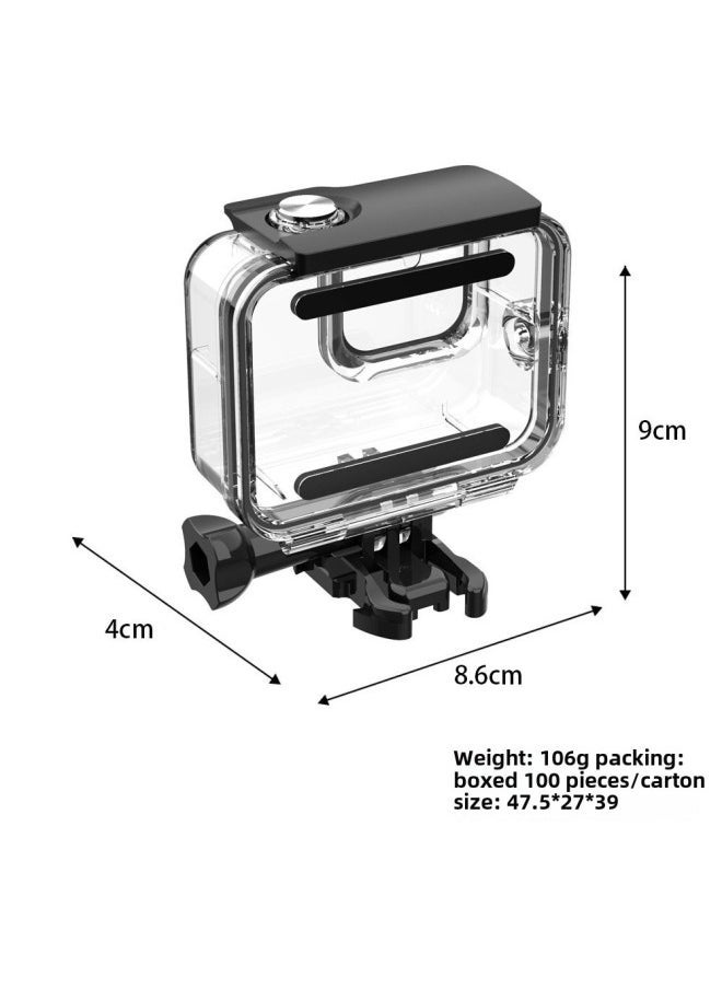 Suitable For Gopro8 Sports Camera Accessories Camera Waterproof Case Hero8 Waterproof Case Dustproof Anti-drop Protective Case-Color:gopro8 Waterproof Shell - Image 3