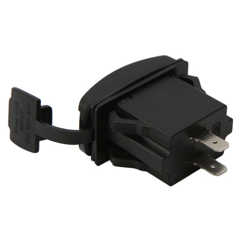 شاحن سيارة مزدوج USB: 2 منافذ QC3.0، حماية أمان متعددة - مواد ABS عالية الجودة، شحن سريع للسفر بالسيارة، مستخدمي الهواتف الذكية - Image 3