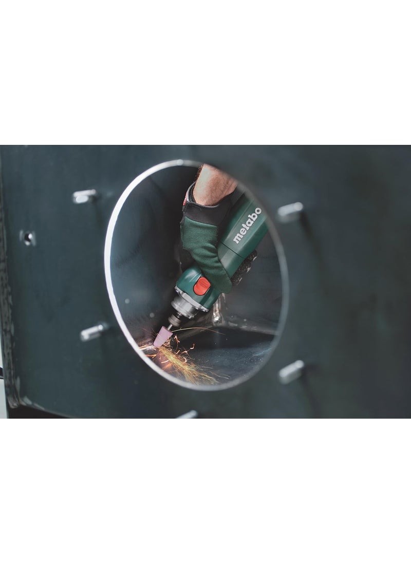 Metabo Metabo GE710 Compact 13000 to 34000 Rpm 64Amp Die Grinder Compact Variable Speed 710watt Green  - Image 3