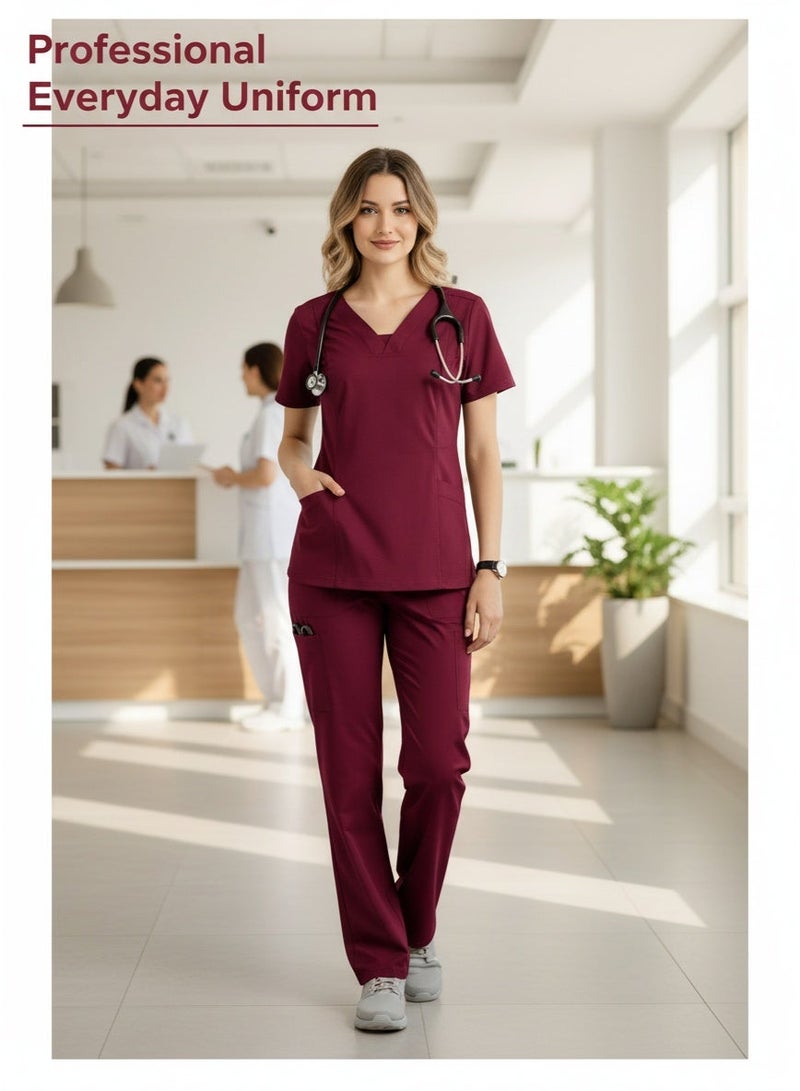 Mark Fairwhale New Minimalist V-Neck Short Sleeved Straight Leg Pants Medical Kit - Image 3