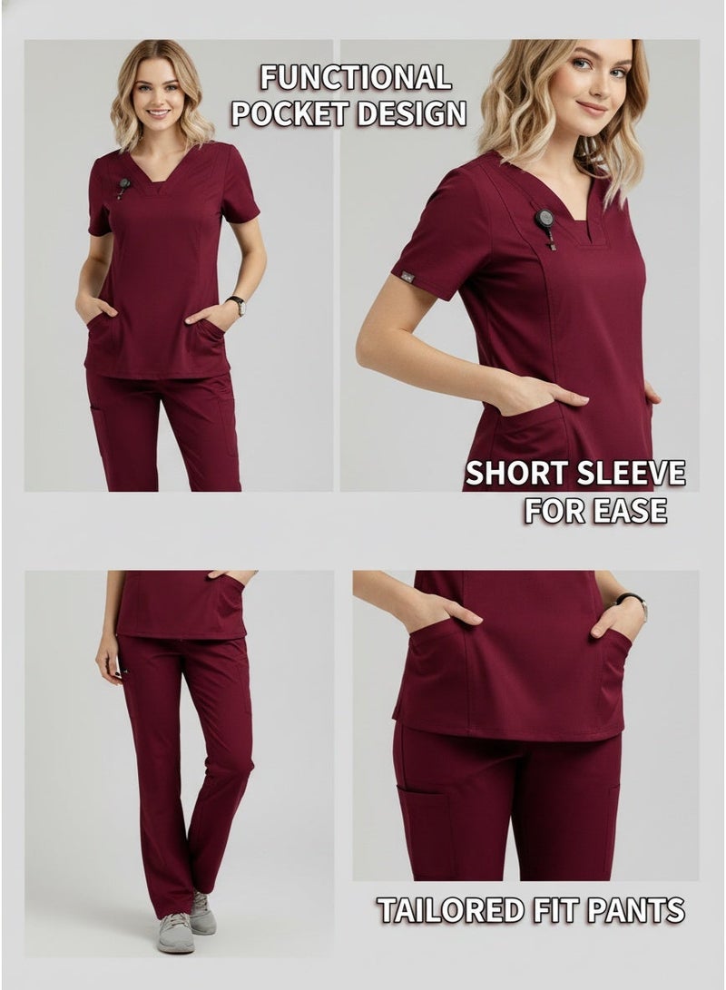 Mark Fairwhale New Minimalist V-Neck Short Sleeved Straight Leg Pants Medical Kit - Image 5