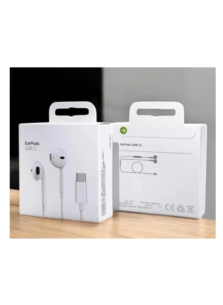 ماركة غير محددة - سماعات رأس USB C من تيك-ديجي، أذن سلكية عالية الدقة مع ميكروفون بخاصية إلغاء الضوضاء متوافقة جوجل بكسل 4/3/2/اكس ال، سامسونج، ون بلس، شاومي، هواوي وغيرها الأجهزة النوع سي، أبيض - Image 1
