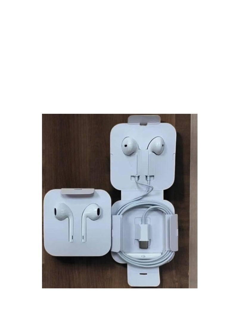 ماركة غير محددة - سماعات رأس USB C من تيك-ديجي، أذن سلكية عالية الدقة مع ميكروفون بخاصية إلغاء الضوضاء متوافقة جوجل بكسل 4/3/2/اكس ال، سامسونج، ون بلس، شاومي، هواوي وغيرها الأجهزة النوع سي، أبيض - Image 1