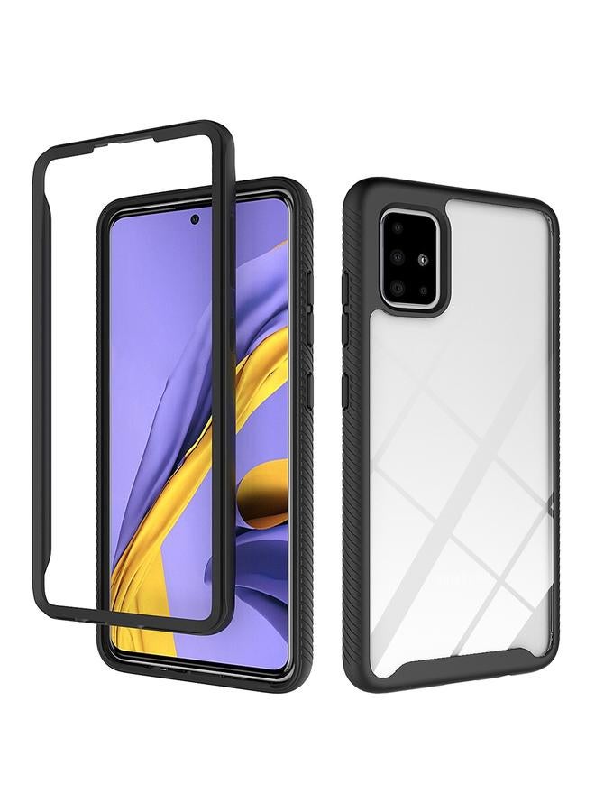 S-TOP Case For Galaxy A51 Two-layer Design Shockproof PC + TPU Protective Case - Image 1