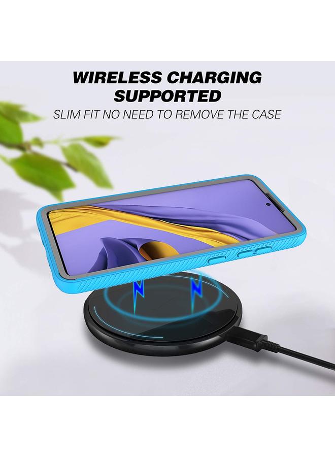 S-TOP Case For Galaxy A51 Two-layer Design Shockproof PC + TPU Protective Case - Image 5