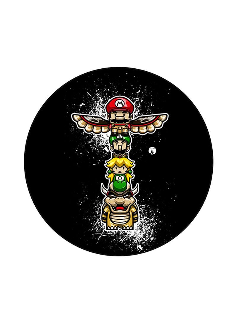 RKN Printed Round Mouse Pad Multicolour