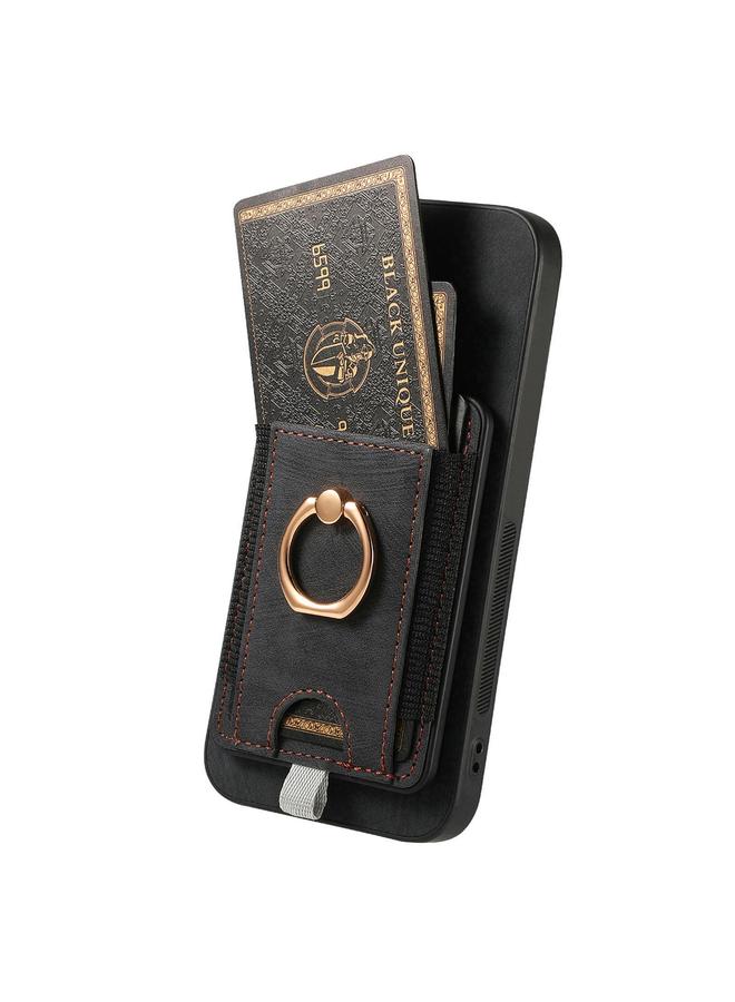 S-TOP Case For Samsung Galaxy S25+ 5G Retro Splitable Magnetic Card Bag Leather Phone Case - Image 3