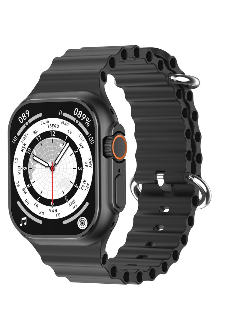 AROAQ - W800 Ultra High Tech Smartwatch 380mAh Battery 2.05 Inch Screen Display AI Assistance Sports and Health Modes Wireless Charging Bluetooth Smart Watch - Image 1