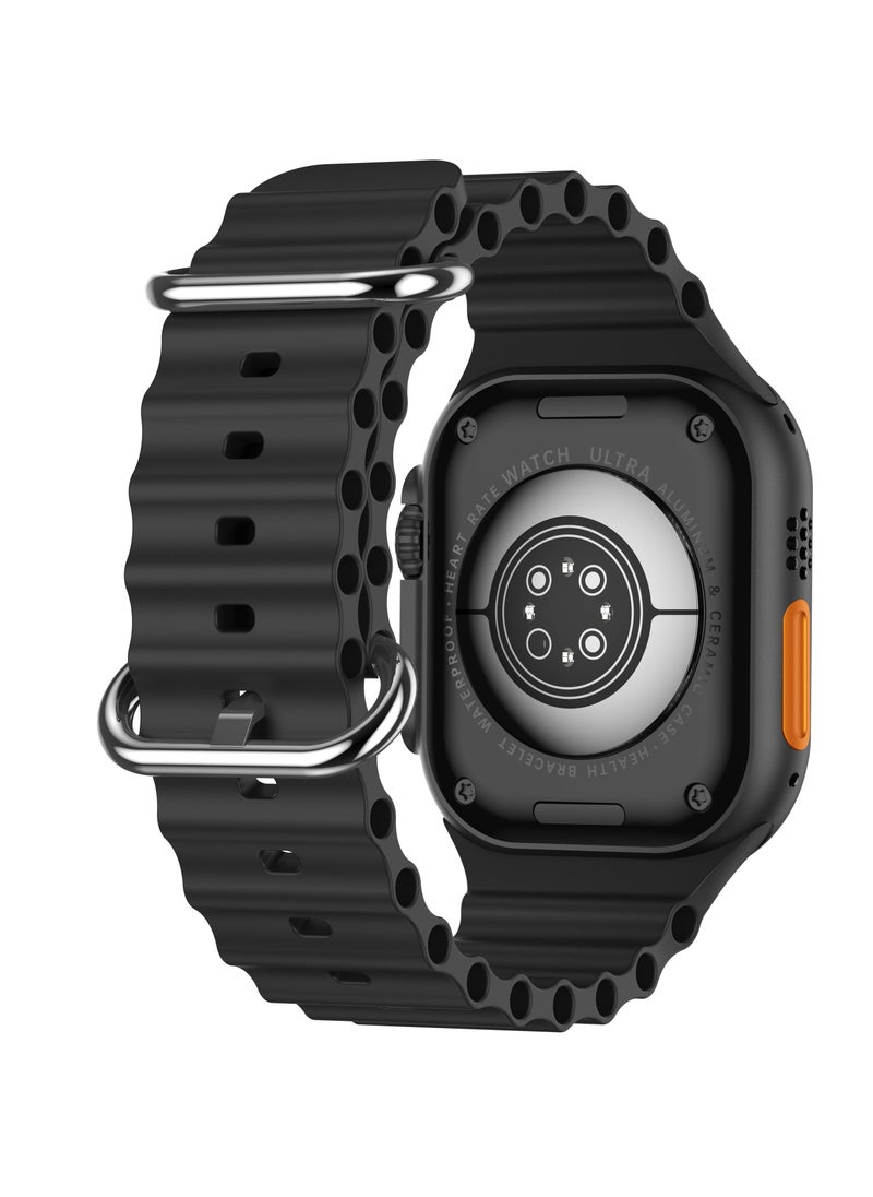 AROAQ - W800 Ultra High Tech Smartwatch 380mAh Battery 2.05 Inch Screen Display AI Assistance Sports and Health Modes Wireless Charging Bluetooth Smart Watch - Image 1