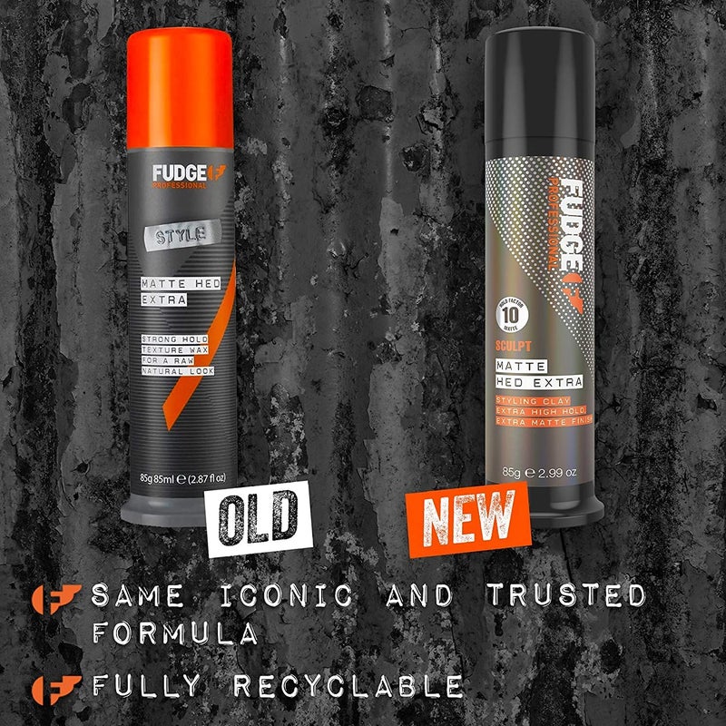 Fudge Matte Hed Extra Strong Hold Texture Wax, 2.87 Ounce - Image 3