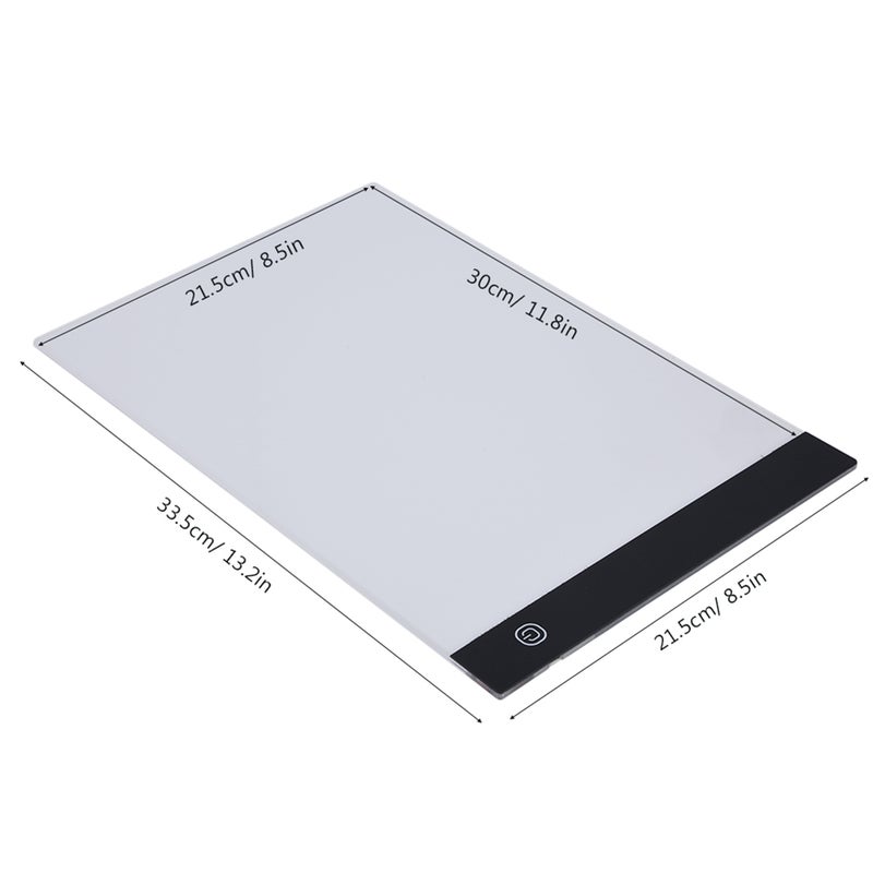 A4 USB LED Light Stencil Board Light Box Tracing Drawing Board (Stepless Adjustable Brightness) - Image 2