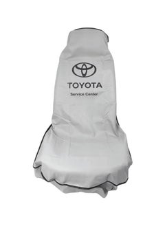 TOYOTA Car Seat Dust Dirt Protection Cover, Universal Car Seat Cover Extra Protection For Your Seat 2 pcs Set  Grey  - Image 4