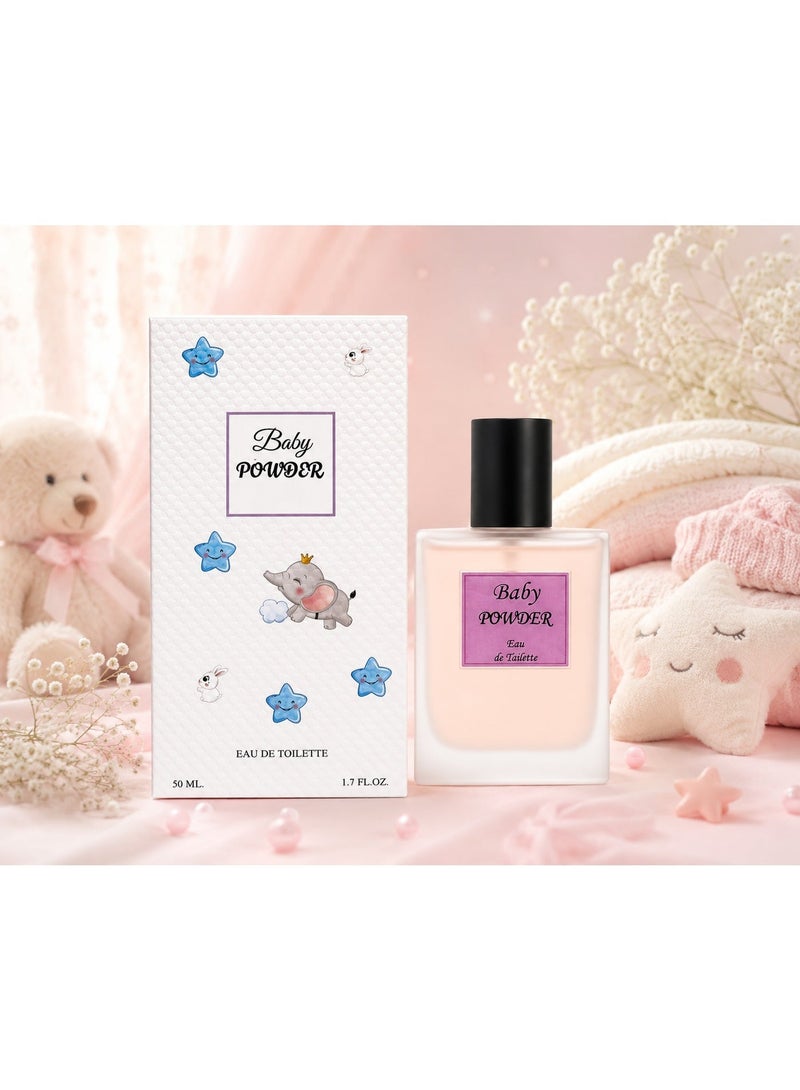 rivonty Perfume Children's Baby Powder Eau De Toilette 50ml - Image 5