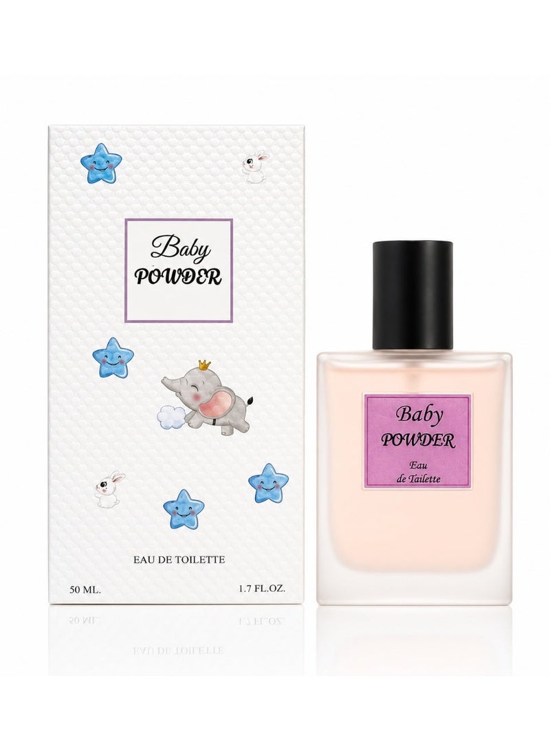 rivonty Perfume Children's Baby Powder Eau De Toilette 50ml - Image 1