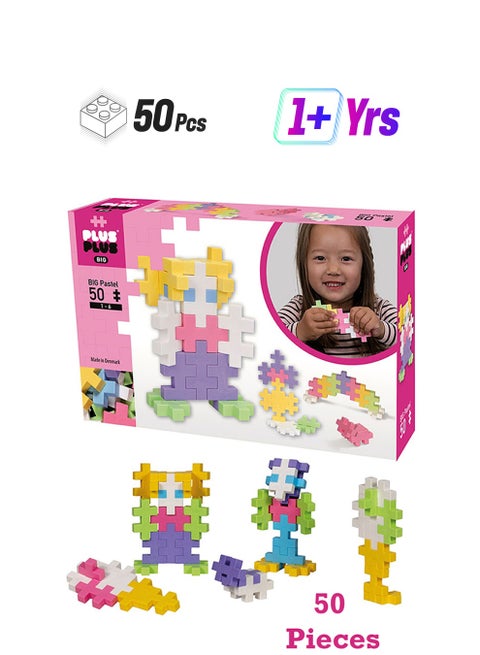 Big Pastel Mix 50 Pcs. Building Bricks