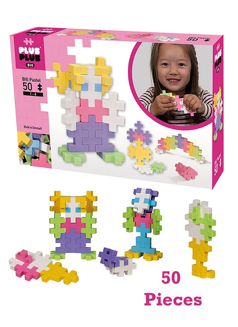 Big Pastel Mix 50 Pcs. Building Bricks