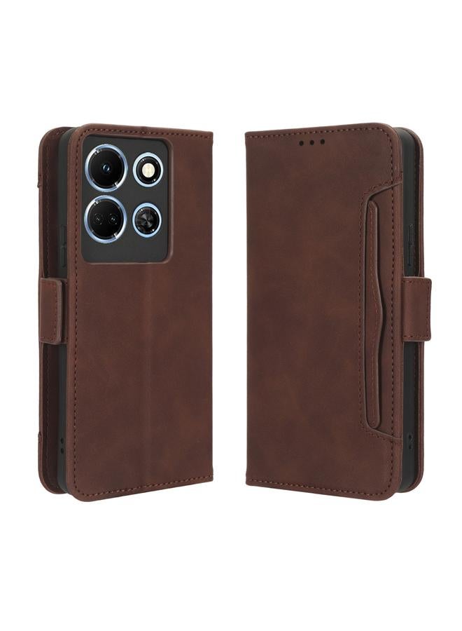 S-TOP Case For Infinix Note 30 5G Skin Feel Calf Texture Card Slots Leather Phone Case - Image 2