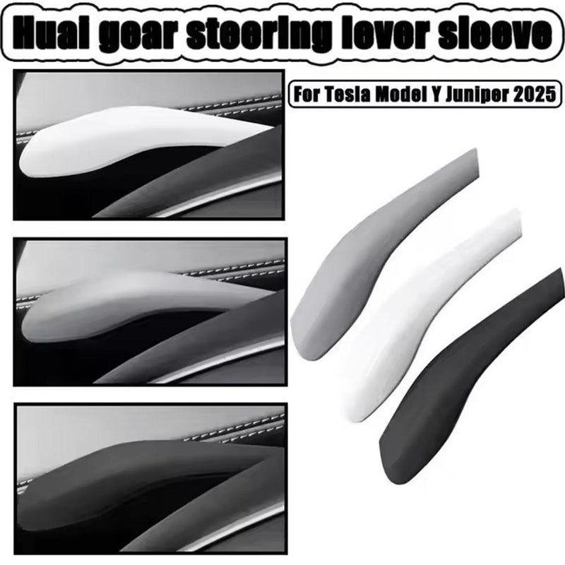Silicone steering wheel, column shifter, and steering lever cover suitable for 25 Tesla models. - Image 5