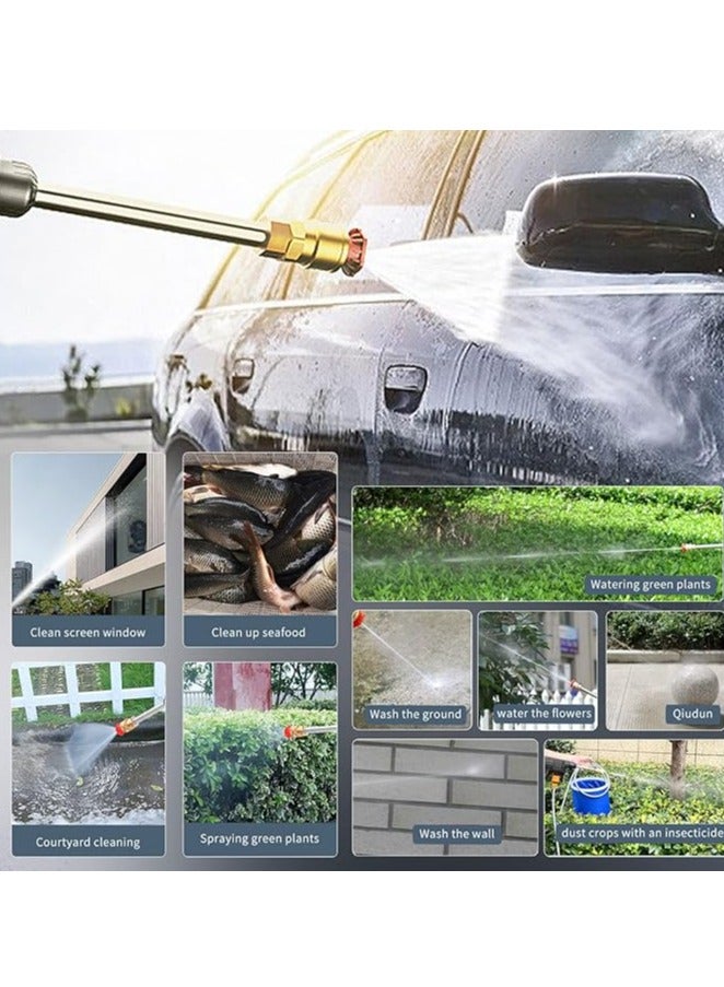 MEC Cordles Battery 21v Cleaner Machine 160w Small Water Pressure Washer ，Extension Bar,Garden/Outdoor Cleaning Tool