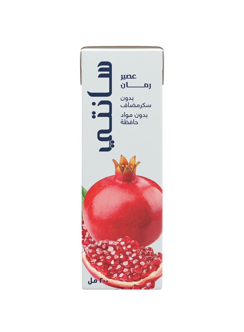 Santè Zero Sugar Premium Pomegranate Juice 200mlx24 - Image 2