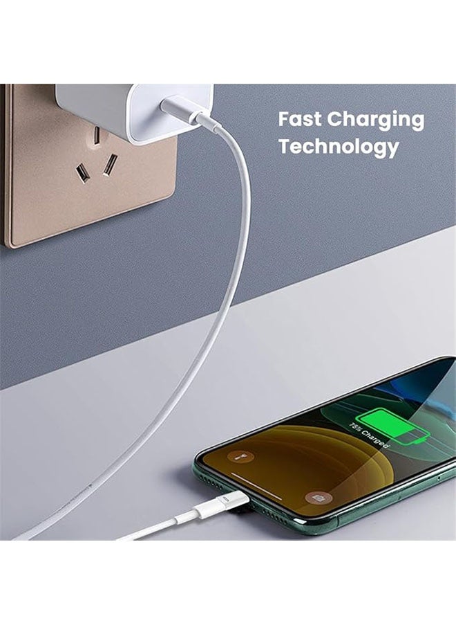 2 Pack USB C Male to Lightning Adapter, Type C Female to Lightning Male Adapter, Type C Connector for iphone 15/15 Plus/15 Pro/15 Pro Max ipad Air and More Type C Devices Charging Support Data  - Image 4