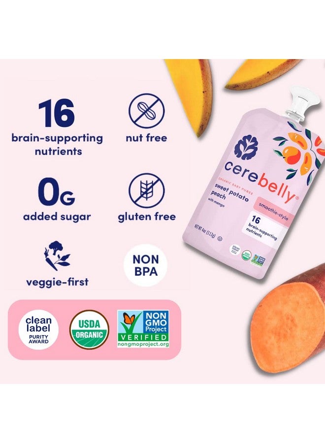Cerebelly Pouch Sweet Potato Peach Organic - Image 3
