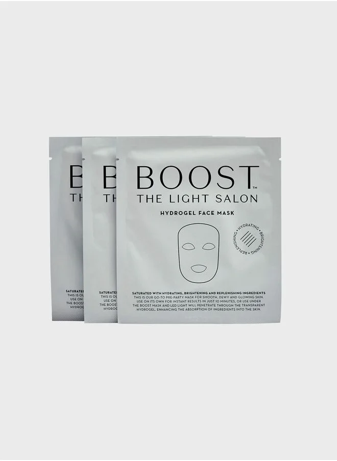 The Light Salon Boost Hydrogel Face Mask - 3 Pack