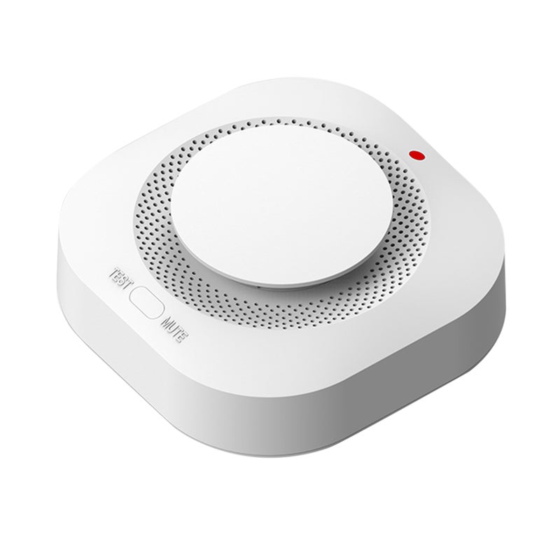 TUYA Smoke Detector Wireless White Color Smoke Sensor Highly Sensitive alarm fire for Home Alarm System - Image 1