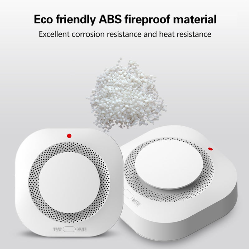 TUYA Smoke Detector Wireless White Color Smoke Sensor Highly Sensitive alarm fire for Home Alarm System - Image 5
