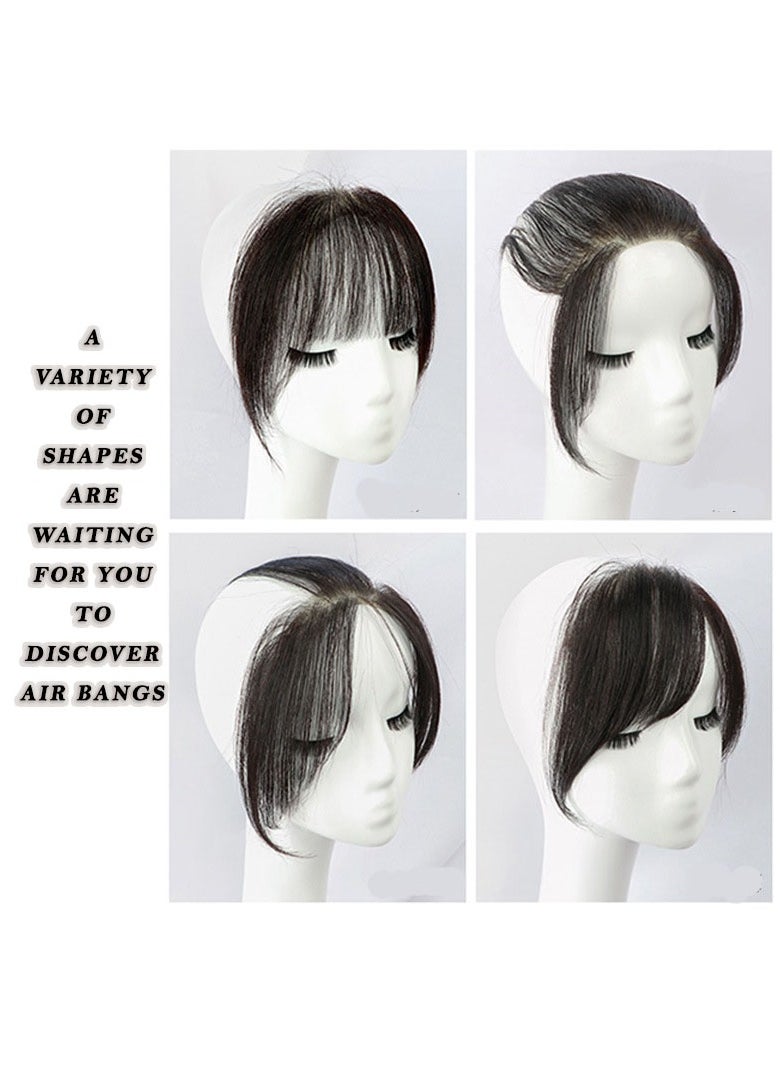 Estelle Hand Woven Invisible Biological Scalp Wig Piece Ladies Forehead Hairline Wig Patch Hair Piece Real Hair Natural Color  - Image 2