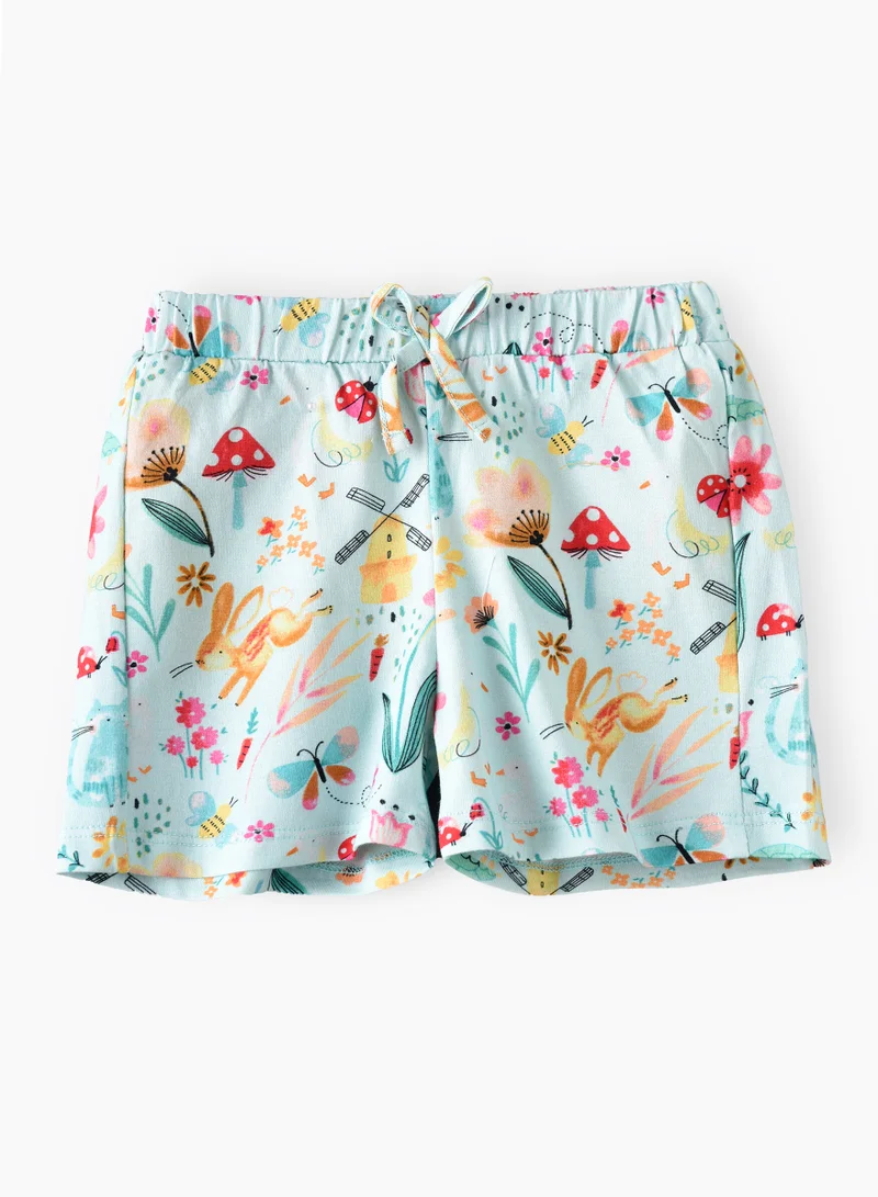 جيلين Sunshine Sprints: Girls' Soft Shorts Playful Comfort & Summer Adventures