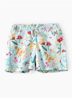 Sunshine Sprints: Girls' Soft Shorts Playful Comfort & Summer Adventures