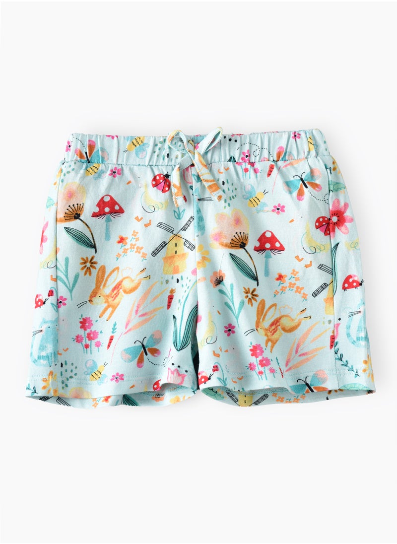 Jelliene Sunshine Sprints: Girls' Soft Shorts Playful Comfort & Summer Adventures  - Image 1
