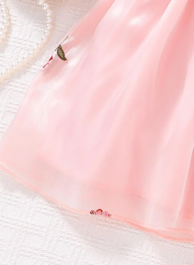 Take Two  Girls Pink Embellished Organza Dress for Women | Best Price UAE