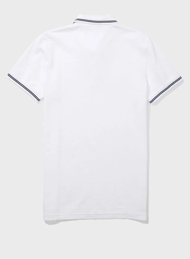 American Eagle Tipped Polo