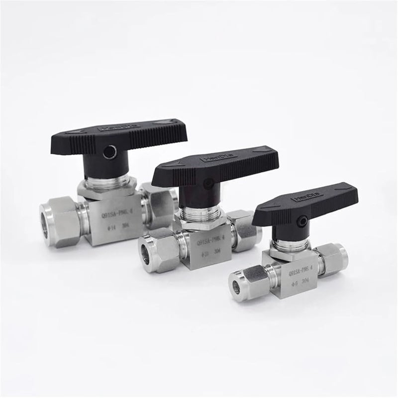 Stainless Steel Compression Union Ball Valve 6mm SS316L For Water Gas Fuel - Image 3