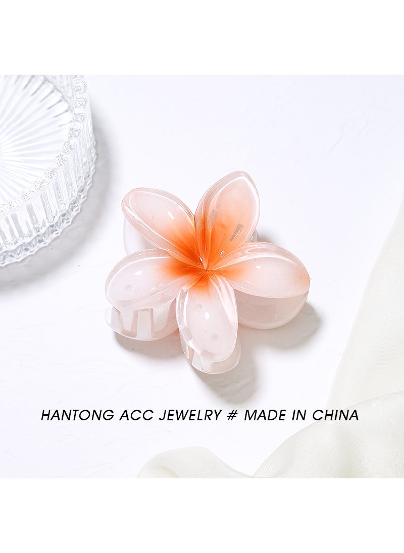 Generic Elegant Lily Hair Claw Clip Korean Style Medium Tail Clamp 3# Yellow  - Image 3