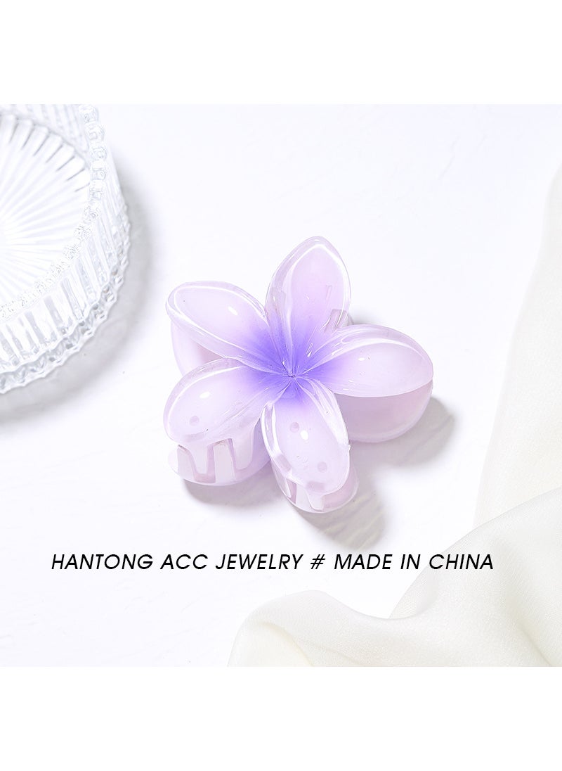 Generic Elegant Lily Hair Claw Clip Korean Style Medium Tail Clamp 3# Yellow  - Image 2