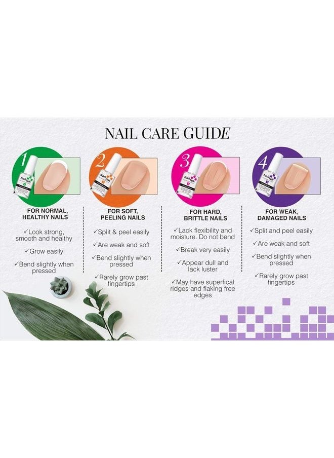 Foundation Xtra 4, Ridge Filling Strengthening Base Coat for Weak and Damaged Nails, 0.5 oz, 1-Pack