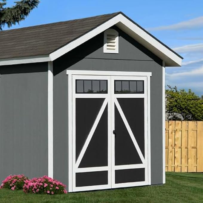 Shed Window 12"X24" 2 Pack Transom Window Fixed Design With Tempered Glass, Perfect For Shed, Chicken Coop, Barn, Greenhouse, Garage, Playhouse, Storage Room, Black - Image 3