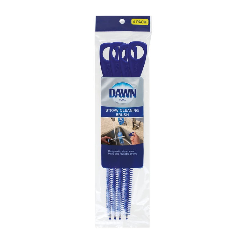 Dawn Straw Cleaning Brush for Reusable Straws, 4 pack - Image 1