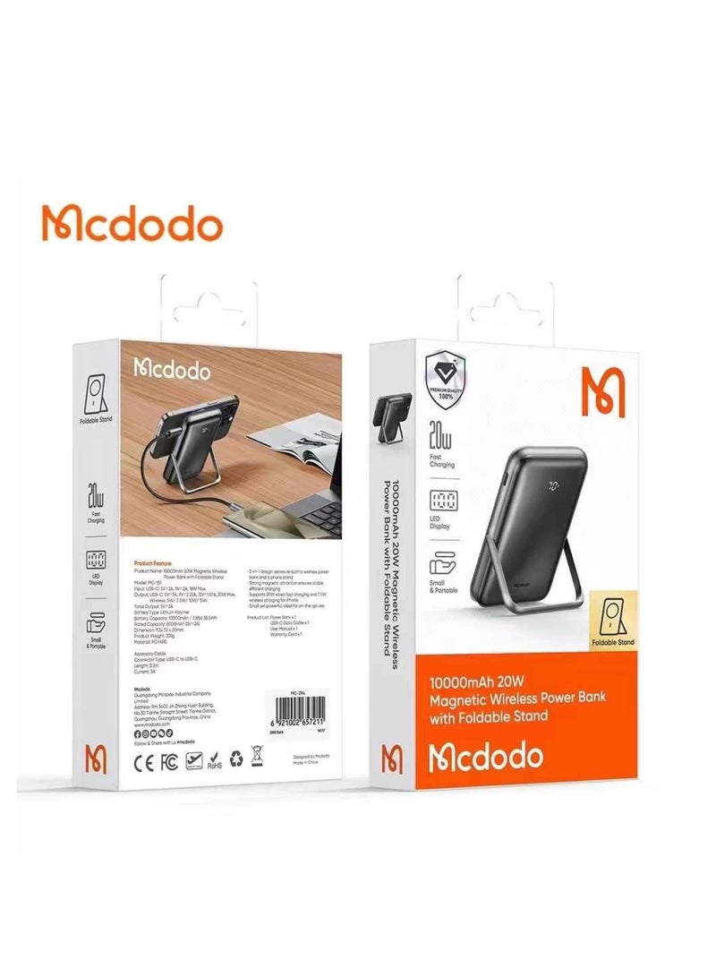 Mcdodo MC-1511 Magnetic Power Bank 20W 10000mAh - Image 1
