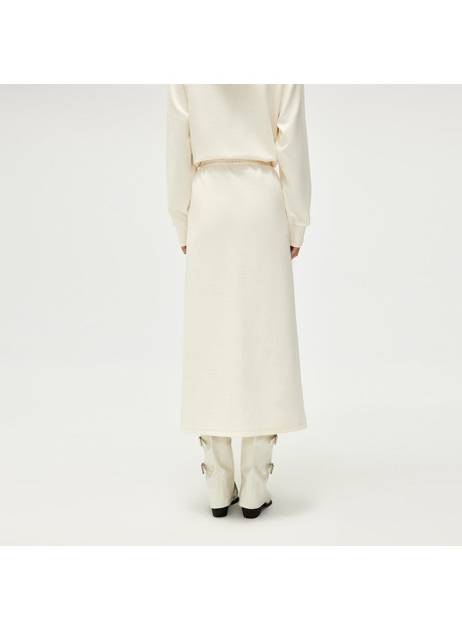 HLA 25 تنورة مستقيمة برباط مرن على الخصر ربيعية عصرية للسيدات بتصميم ميدي - Image 5