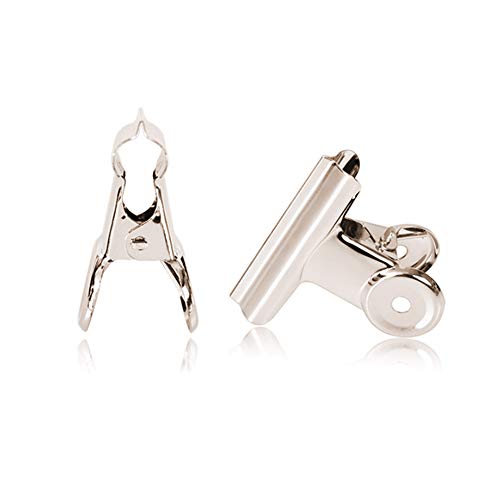 ReNext Metal Bulldog Clips, 1.25 Inches, Pack of 20 (Silver) - Image 3