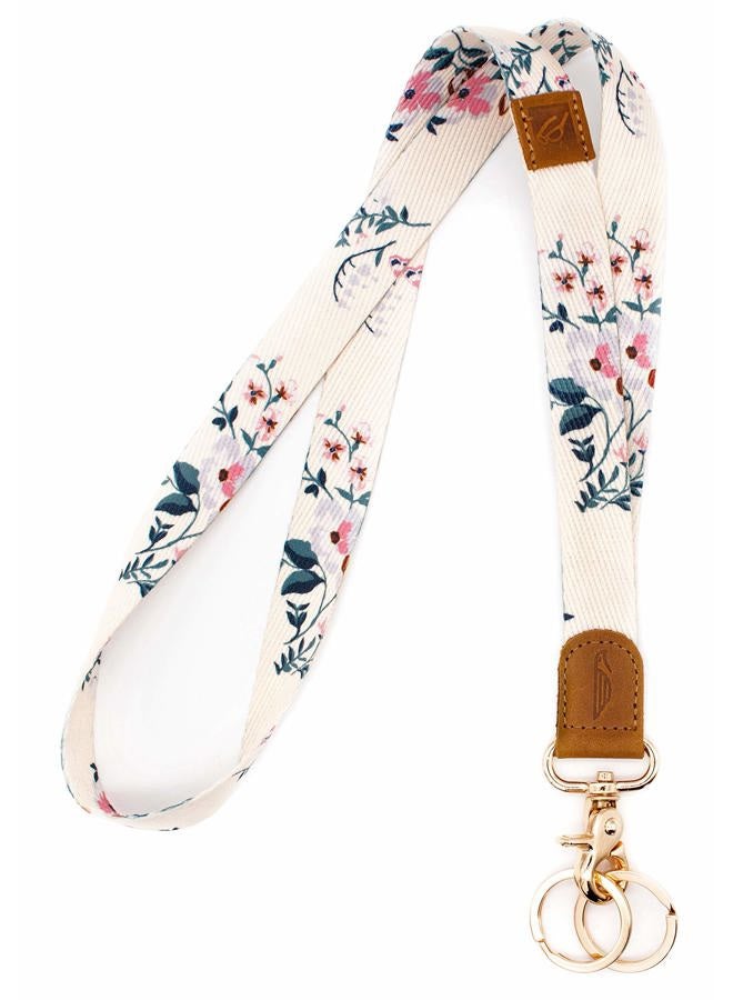 POCKT Lanyard for Keys Neck Lanyard Key Chain for Men and Women Cool Lanyards, Bloom - Image 1