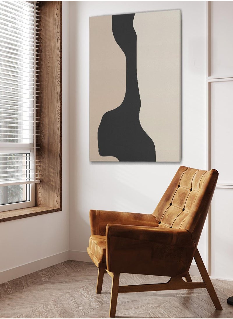 LOWHA - Canvas Wall Art Stretched Over Wooden Frame with Modern Art Pattern Painting - Image 1