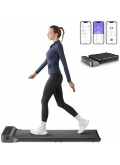RUIYADA Walking Pad Treadmill Desk Treadmill for Home Office with 242lb Capacity 2 in 1 Portable Treadmill for Walking and Jogging Remote Control in LED Display Black  - Image 1