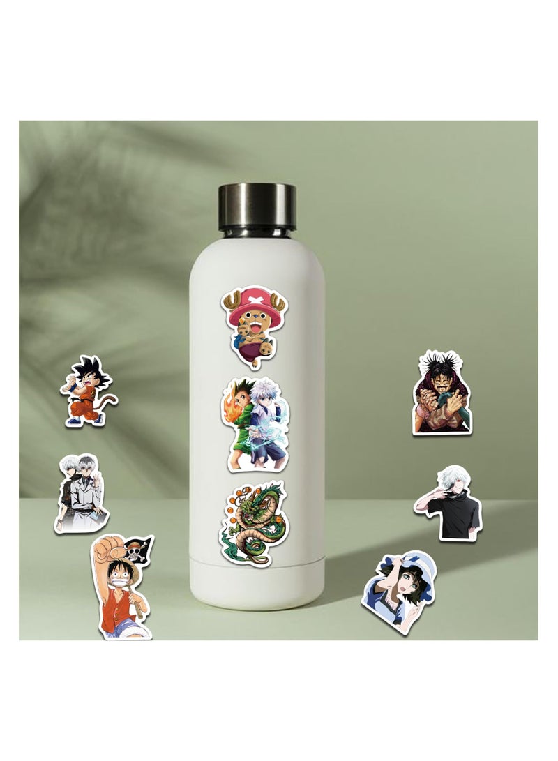 SYOSI Classic Anime Stickers, Cartoon Waterproof Vinyl Decals for Kids Teens Girls Boys, Mixed Anime Stickers for Water Bottle Laptop Guitar Car Luggage Skateboard, 50Pcs - Image 3