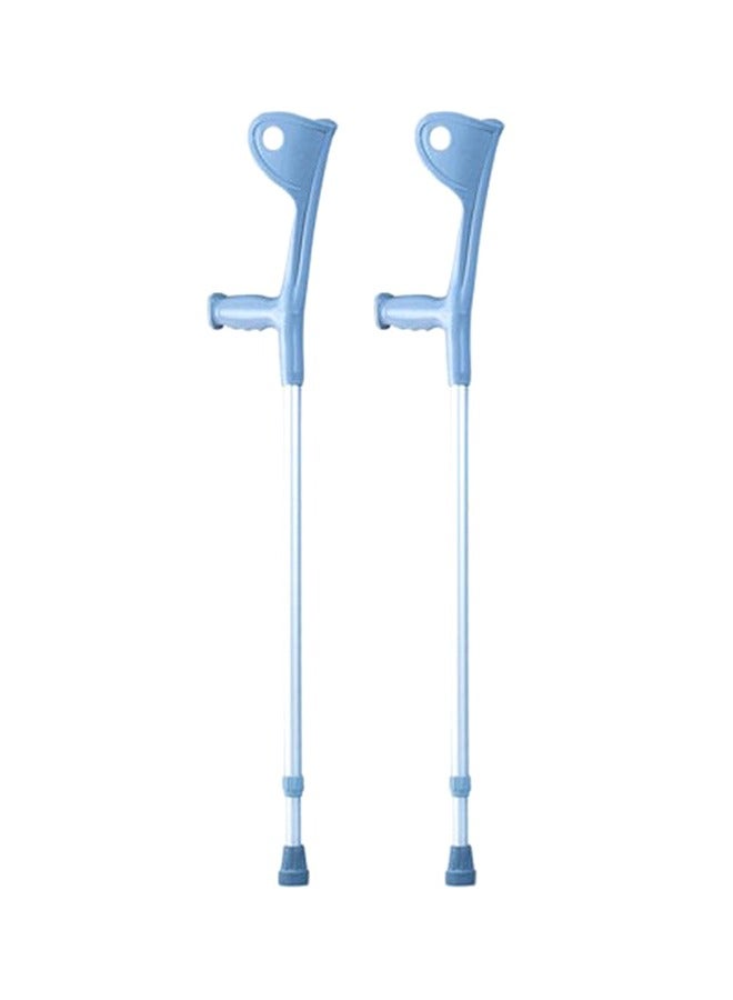 MEDIA6 Ergonomic Lightweight Elbow Crutches - Stable and Comfortable Mobility Aid