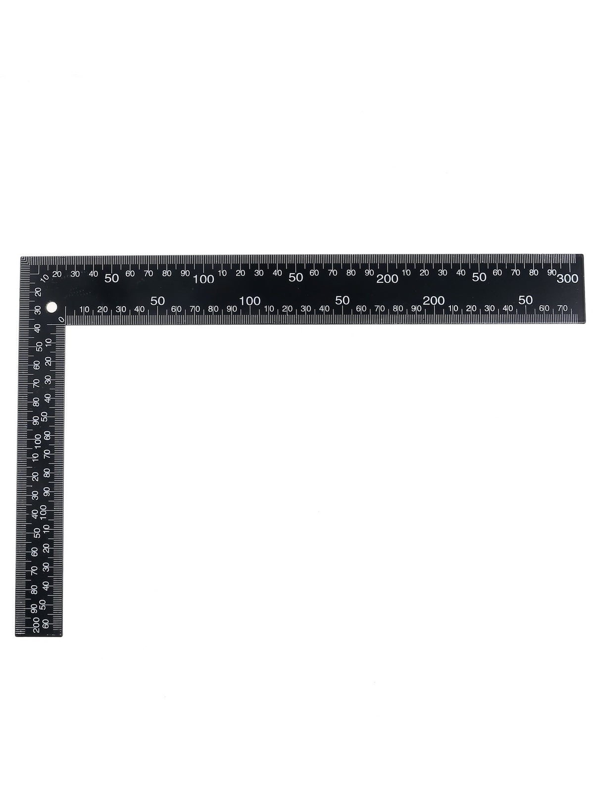 LAWAZIM Steel Angle Ruler Measuring & Layout Protractors tool Black ...